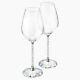 Swarovski Crystalline white wine glasses