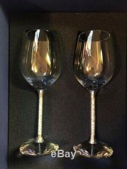 Swarovski Crystalline white wine glasses