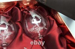 Swarovski Shark Ornament with Two Shark Wine Glasses! Rhodium Montana