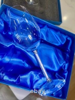 Swarovski Stemware White Wine Glasses Crystalline 1095948 New in Box Very Rare