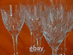 TEN PORT WINE GLASSES CRYSTAL SAINT LOUIS CHANTILLY height 51/2