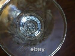 TEN PORT WINE GLASSES CRYSTAL SAINT LOUIS CHANTILLY height 51/2