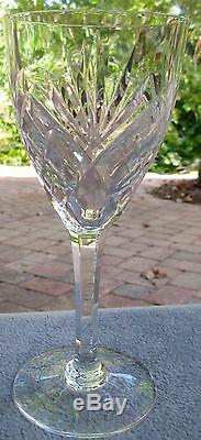 THREE St. Louis Crystal Saint Louis Chantilly Burgundy Large Wine Goblets France