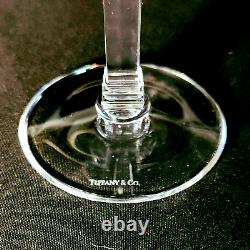 TIFFANY & CO HAMPTON WHITE WINE GLASS, Blown Lead Crystal, 8 OZ, Made in USA