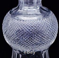 Top Quality Edinburgh Scotland Thistle Pattern Crystal Wine Whiskey Decanter