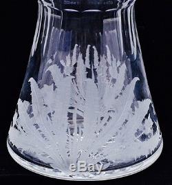 Top Quality Edinburgh Scotland Thistle Pattern Crystal Wine Whiskey Decanter
