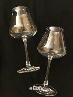 TWO Baccarat CHATEAU WHITE WINE Stems 8.125 Tall Retail $230