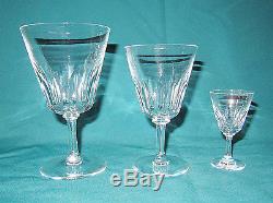 Thirty (30) Baccarat Crystal Wine Glasses Red Wine, White Wine, Liqueur