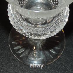 Three (3) Edinburgh Crystal Thistle 4.5 Tall Claret Wine Glasses