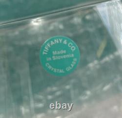 Tiffany And Co Crystal Classic Set Of 2 Wine Goblets 9 1/2 New In Box Slovenia