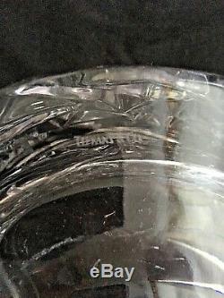 Tiffany & Co. Crystal CHAMPAGNE or WINE ICE BUCKET or VASE Rock Cut Design