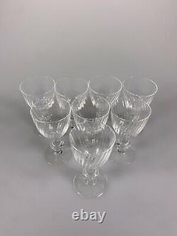 Tiffany & Co. Crystal Wine Glass Goblet Set Of 8