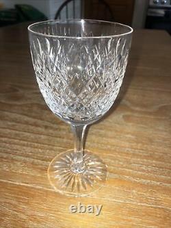 Tiffany & Co. Lead Crystal Wine Glasses Set of 4 Stemware Beautiful