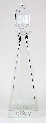 Tiffany & Co Metropolis Glass Crystal Wine Liquor Whisky Decanter & Stopper