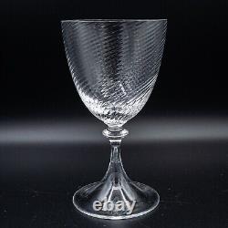 Tiffany Crystal Luciano Wine Glasses 5 5/8 Set of 4 FREE USA SHIPPING