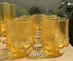 Tiffin Franciscan Madeira Cornsilk Yellow Water Tea Wine Glasses Set Of 24