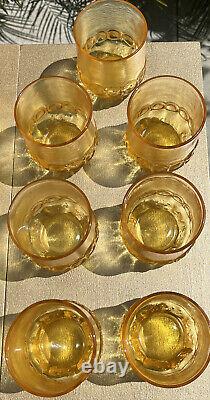 Tiffin Franciscan Madeira Cornsilk Yellow Water Tea Wine Glasses Set Of 24