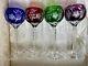 Traube NACHTMANN Bavarian Crystal Wine Glasses. Red, Blue, Purple And Green