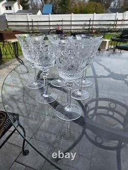 Trianon by MIKASA Crystal Water Wine Glasses Vintage Set Of 6