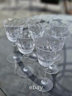 Trianon by MIKASA Crystal Water Wine Glasses Vintage Set Of 6