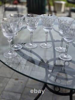 Trianon by MIKASA Crystal Water Wine Glasses Vintage Set Of 6