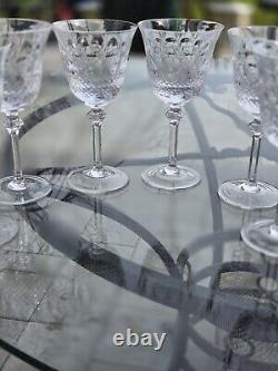 Trianon by MIKASA Crystal Water Wine Glasses Vintage Set Of 6