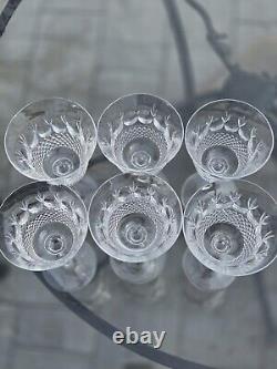 Trianon by MIKASA Crystal Water Wine Glasses Vintage Set Of 6