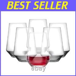 Tritan Crystal Bordeaux Glass Set, Dishwasher-Safe, 6-Pack