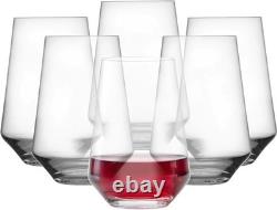 Tritan Crystal Bordeaux Glass Set, Dishwasher-Safe, 6-Pack