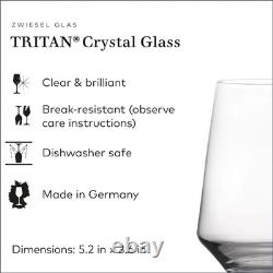 Tritan Crystal Bordeaux Glass Set, Dishwasher-Safe, 6-Pack