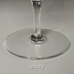 Two (2) Baccarat Crystal Big Ben Oversize Wine Glasses, 7.75
