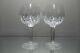 Two (2) Waterford LISMORE OVERSIZE 16-Ounces 7 3/4 BALLOON WINE GOBLETS MINT