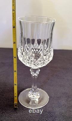 Uncommon 25-Piece Vintage Cristal d'Arques Longchamp Tableware Set