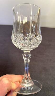 Uncommon 25-Piece Vintage Cristal d'Arques Longchamp Tableware Set