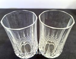 Uncommon 25-Piece Vintage Cristal d'Arques Longchamp Tableware Set Uncommon 25-Piece Vintage Cristal d'Arques Longchamp Tableware Set