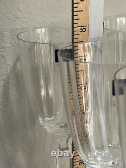VILLEROY & BOCH MALINDI Crystal 11 Wine Glasses 7 1/2 in and 6 5/8 in