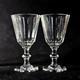 VILLEROY & BOCH ROYALE CLARET WINE GLASSES, Cut Lead Crystal, 6, 8 Oz, 2PCS