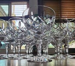 VINTAGE Stuart England Crystal Wine Glasses 18pcs Regent Style