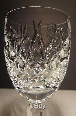VINTAGE Waterford Crystal AVOCA (1985-) Set of 6 Claret Wines 6 1/2 5 oz