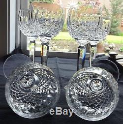VINTAGE Waterford Crystal COLLEEN (1953-) Set of 6 Wine Hock Glasses 7 1/2