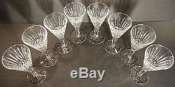 VINTAGE Waterford Crystal MAEVE (1985-) Set of 8 Sherry Wine Glass 5 3/8