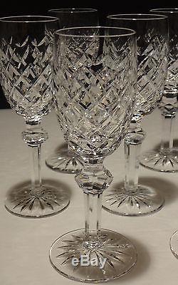 VINTAGE Waterford Crystal POWERSCOURT (1968-) Set 8 Sherry Wine Glass 6 7/8