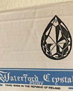 VTG 1973 Original WATERFORD Crystal LISMORE Red Wine Glasses withBOX IRELAND