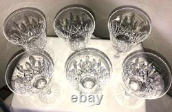 VTG 1973 Original WATERFORD Crystal LISMORE Red Wine Glasses withBOX IRELAND