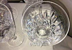 VTG 1973 Original WATERFORD Crystal LISMORE Red Wine Glasses withBOX IRELAND