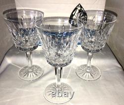 VTG 1973 Original WATERFORD Crystal LISMORE Red Wine Glasses withBOX IRELAND