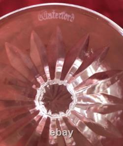 VTG 1973 Original WATERFORD Crystal LISMORE Red Wine Glasses withBOX IRELAND