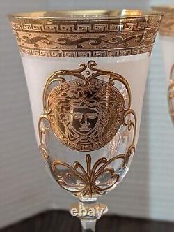 VTG Bohemia Crystal White Wine Glasses Angela Series 6oz 8.5in SET OF 6