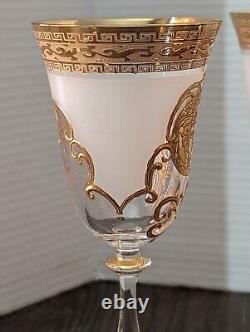 VTG Bohemia Crystal White Wine Glasses Angela Series 6oz 8.5in SET OF 6
