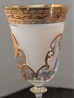 VTG Bohemia Crystal White Wine Glasses Angela Series 6oz 8.5in SET OF 6